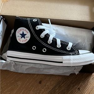 - CONVERSE..NEW Chuck Taylors..Black..size Y 12.5 Reduced SALE